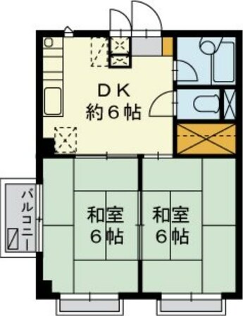 コンフォート片倉の物件間取画像